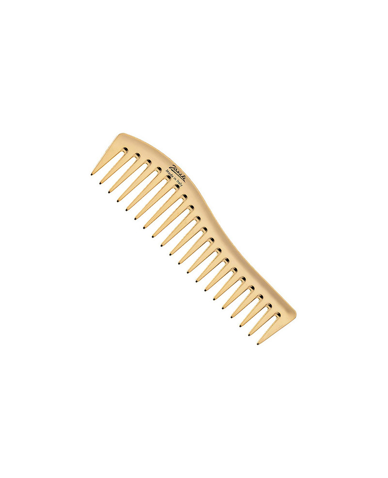 Janeke Pettine dorato per styling e spandi gel ondulato - cod. AU805