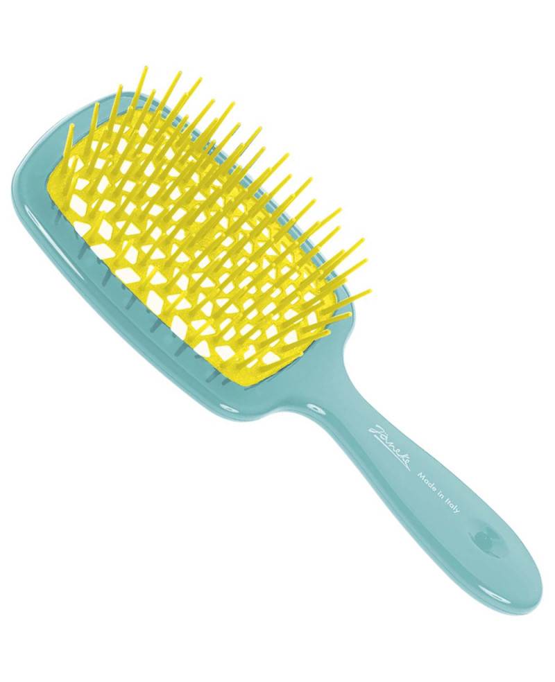Janeke Spazzola Superbrush colore Turchese e Giallo – 86SP226 TSE