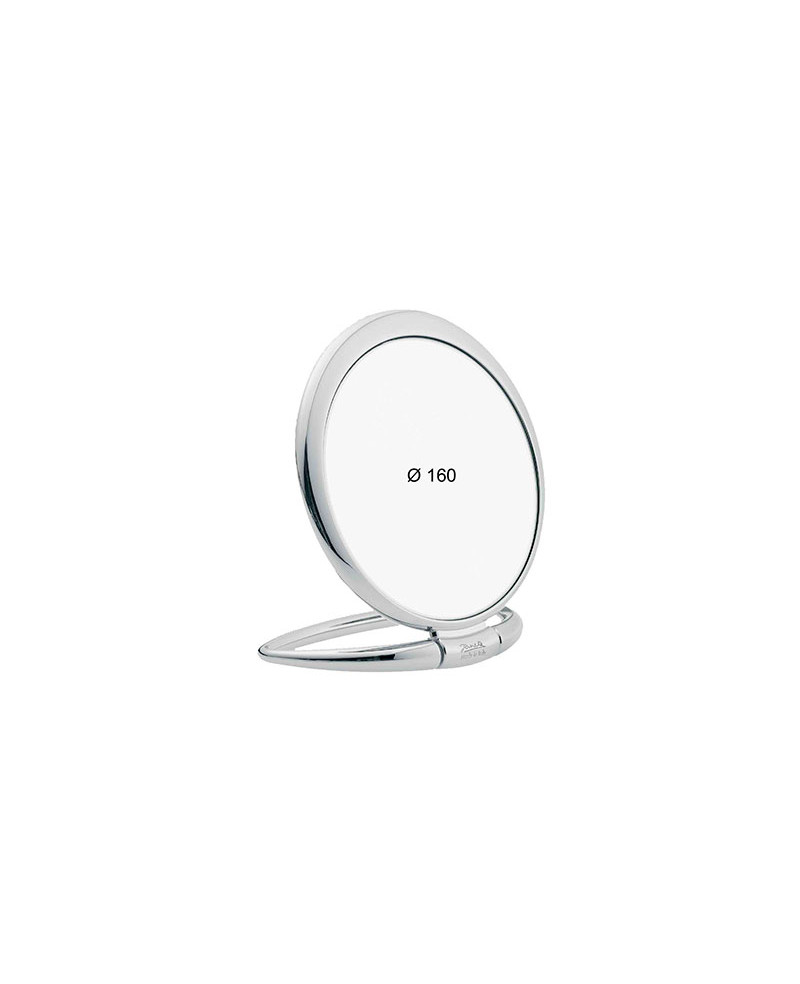 Janeke Specchio da tavolo argento, con ingrandimento x3, diametro 17 cm - cod. CR443.3 Consegna Veloce