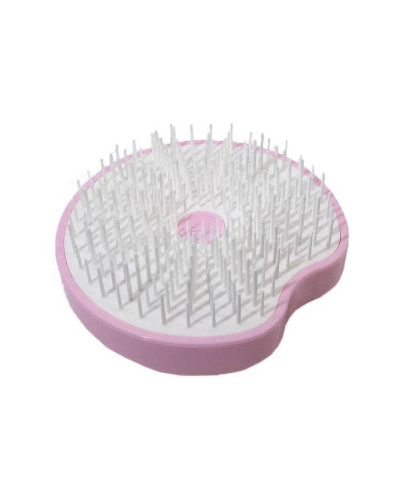 Janeke Spazzola Pomme Brush, compatta ed ergonomica con impugnatura palmare e specchio diametro 84, colore rosa - cod. 93SP228 RSA Novità