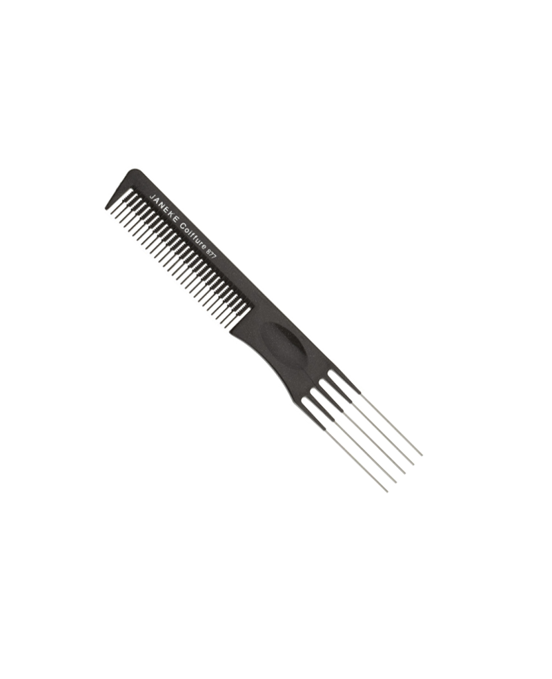 Janeke Comb with metal pick 19,5 cm - cod. 57877 In Vendita