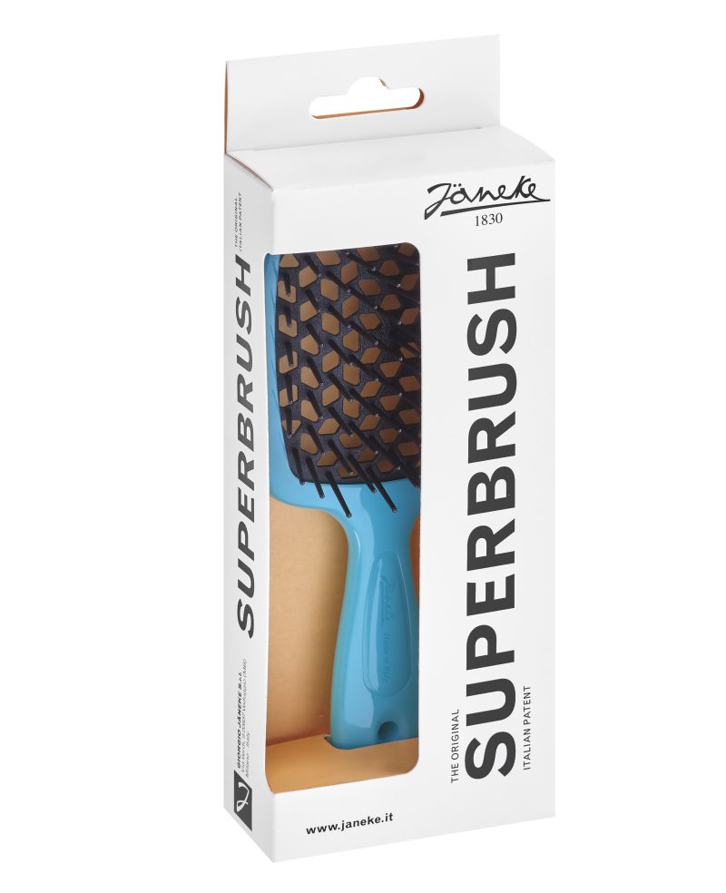Janeke Spazzola Superbrush colore turchese/nero – 72SP226TSE Promozione Limitata