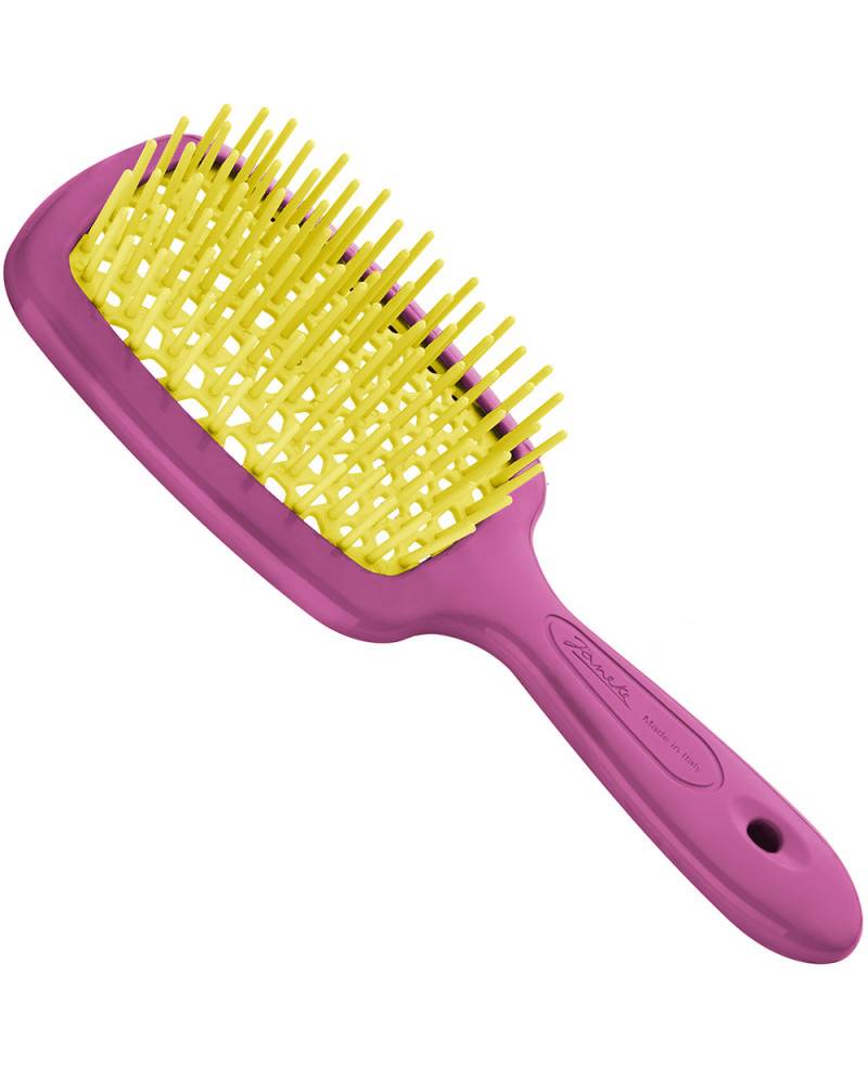 Janeke Spazzola Superbrush Small Fuxia e Giallo – Cod. 86SP234 FY Novità