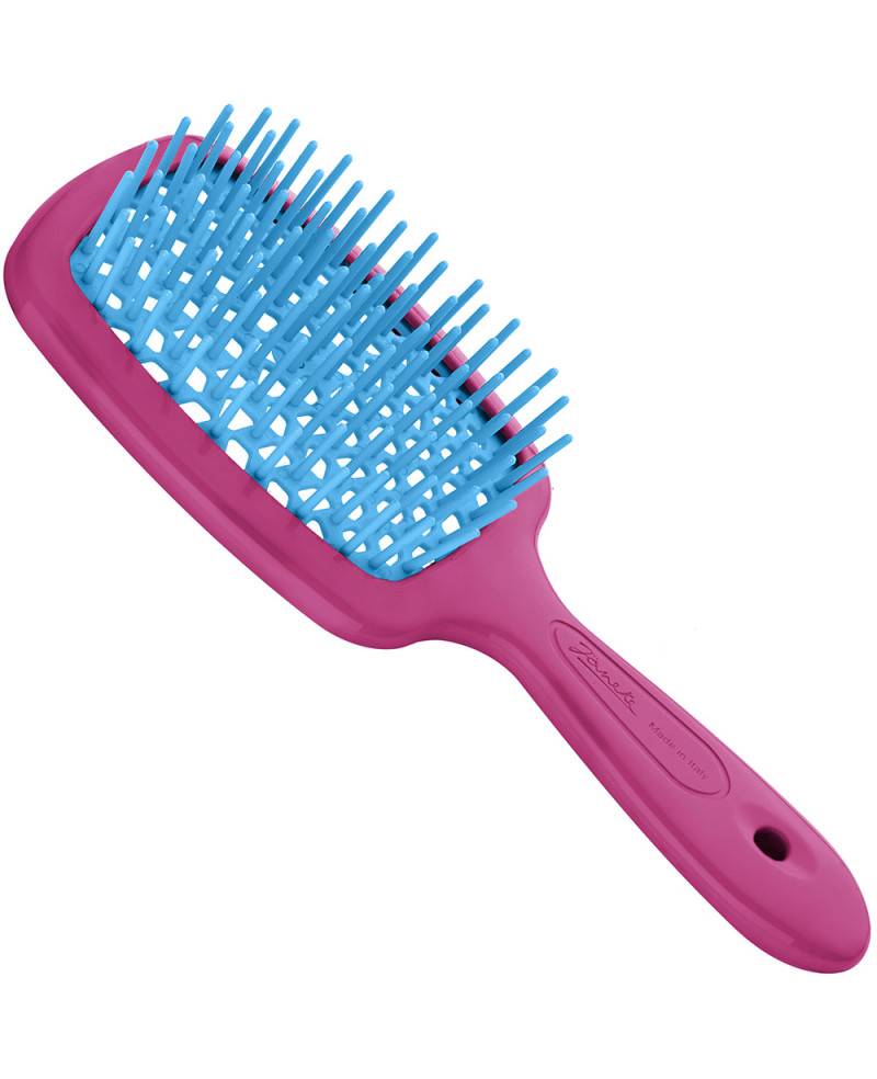 Janeke Spazzola Superbrush Small Fuxia e Turchese – Cod. 86SP234 FUX Outlet