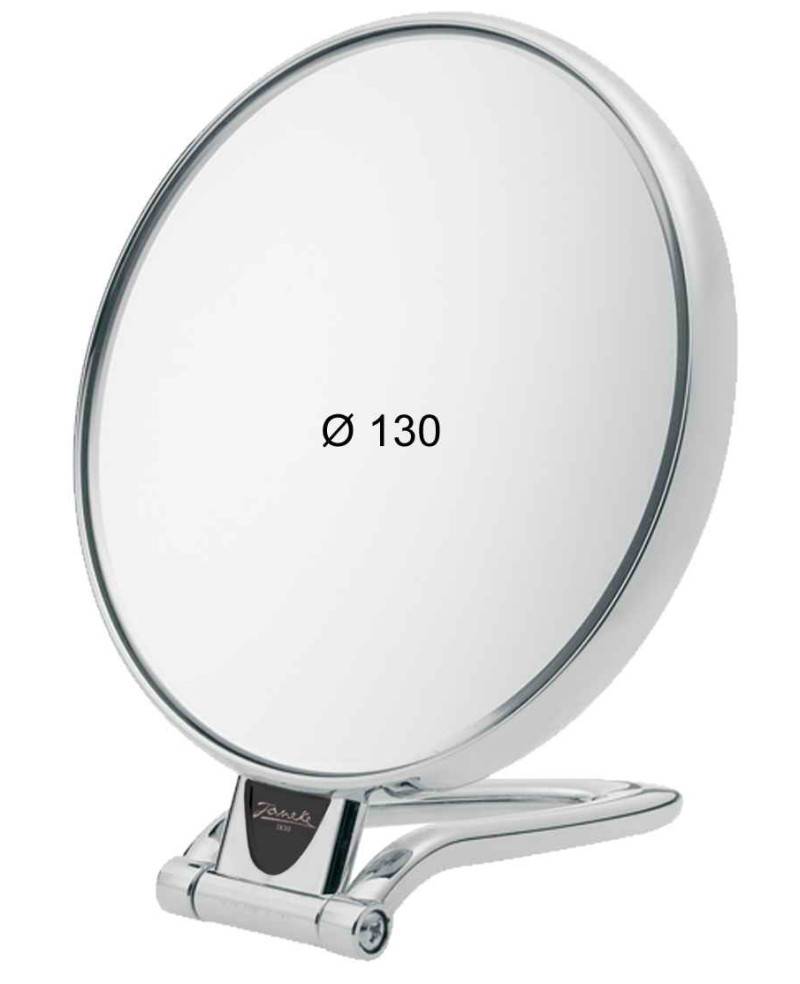 Janeke Specchio da tavolo argento, con ingrandimento x3, diametro 13 cm - cod. CR446.3 Saldi
