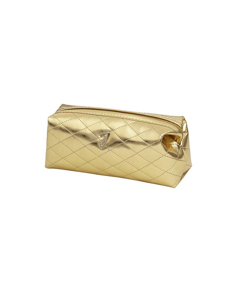 Janeke Portatrucchi tombolino trapuntato oro cm 20x9x6 - Cod. A1929VT Italia