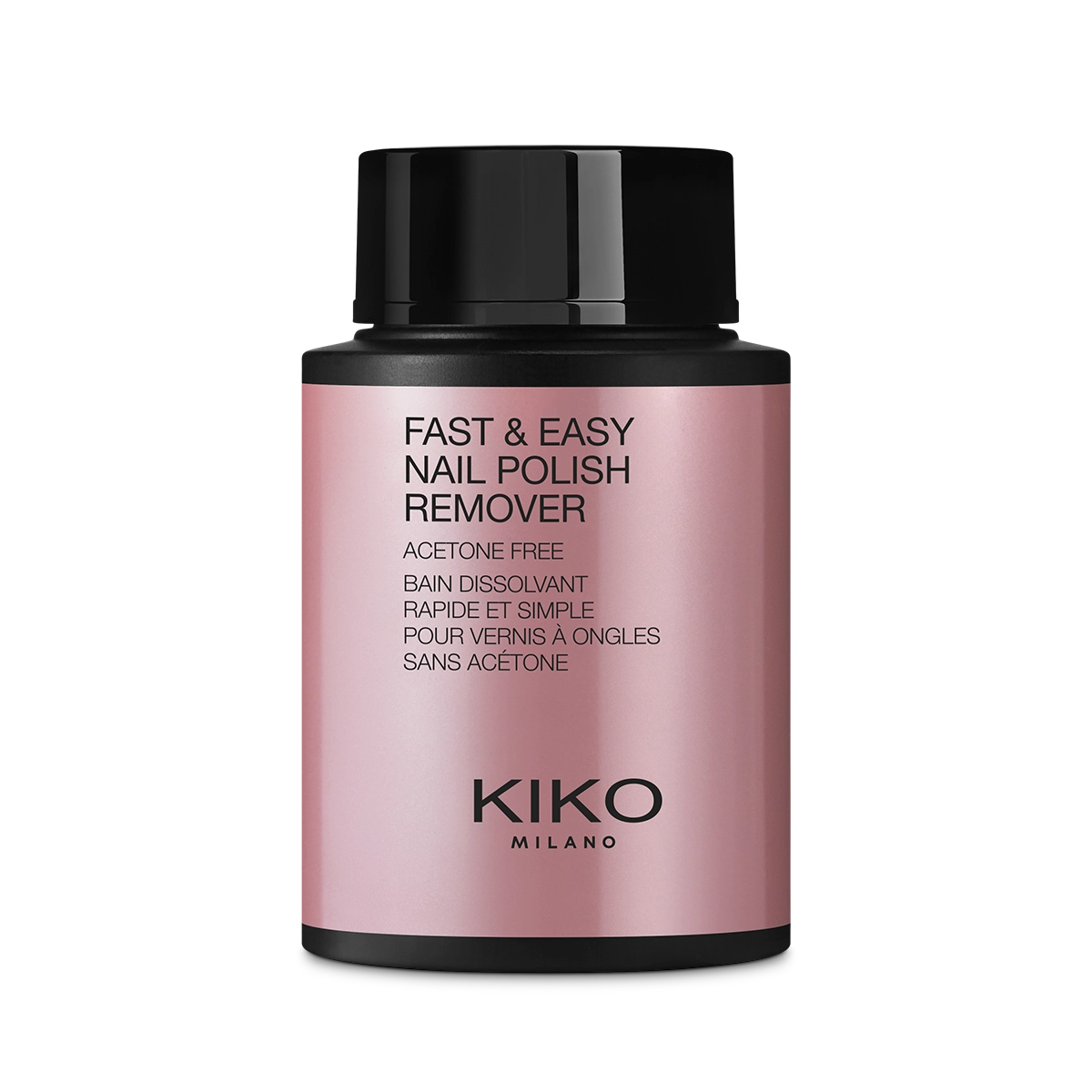 Kiko Milano nail polish remover fast & easy acetone free Vendite Flash