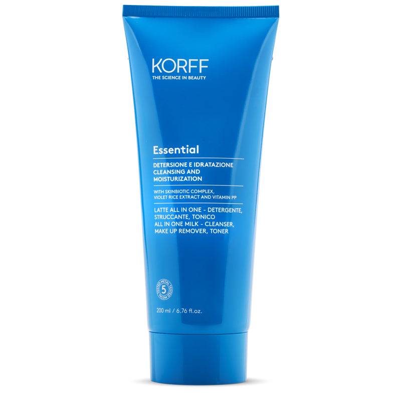 Korff Essential latte all in one - detergente, struccante, tonico