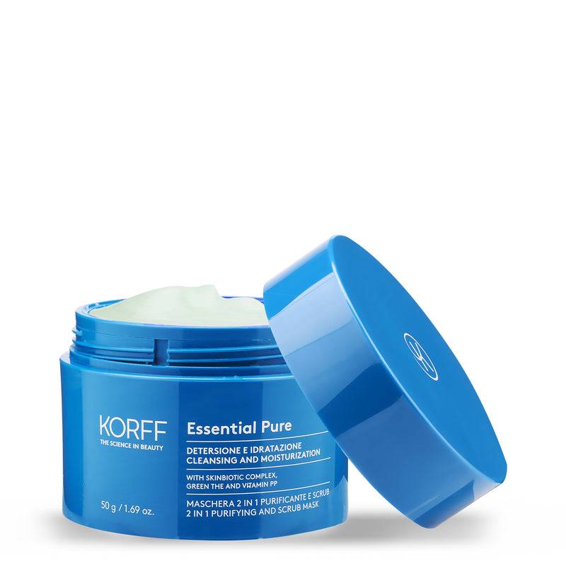 Korff Essential maschera 2 in 1 purificante e scrub Vendita Calda