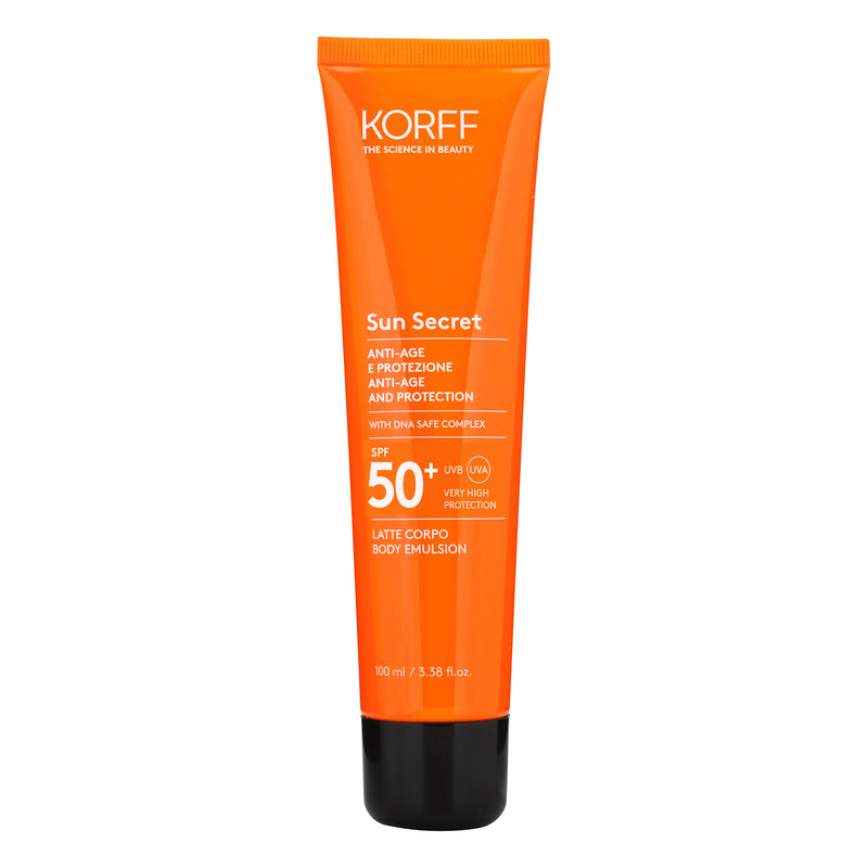 Korff Sun secret solare corpo protettivo ed anti-age spf50+