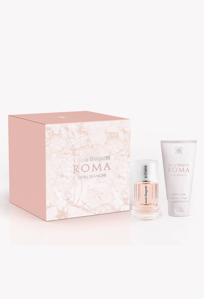 Laura Biagiotti Coffret Roma Fiori Bianchi