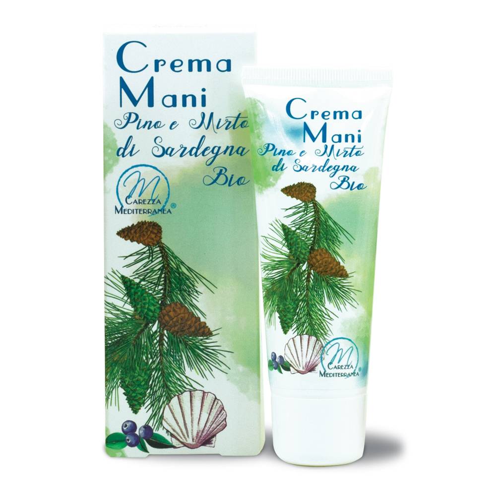 Pilogen Carezza Crema Mani al Pino e Mirto di Sardegna BIO 75ml - Carezza Mediterranea Sconto