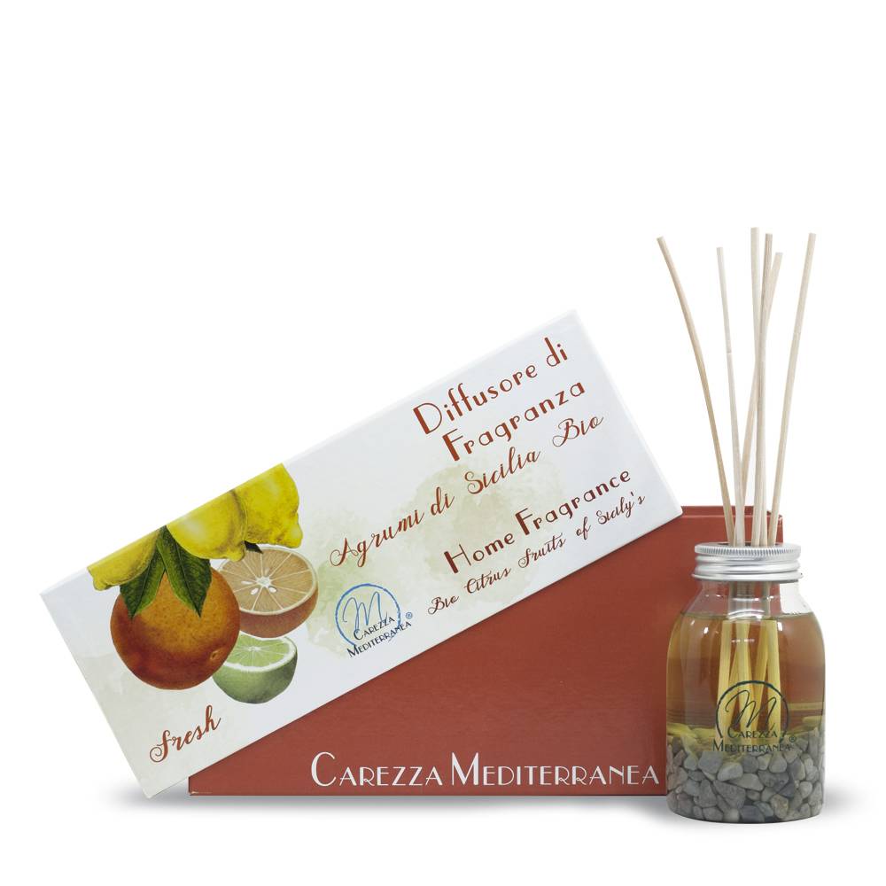 Pilogen Carezza Diffusore di Fragranza agli Agrumi di Sicilia 180ml - Carezza Mediterranea I Più Venduti