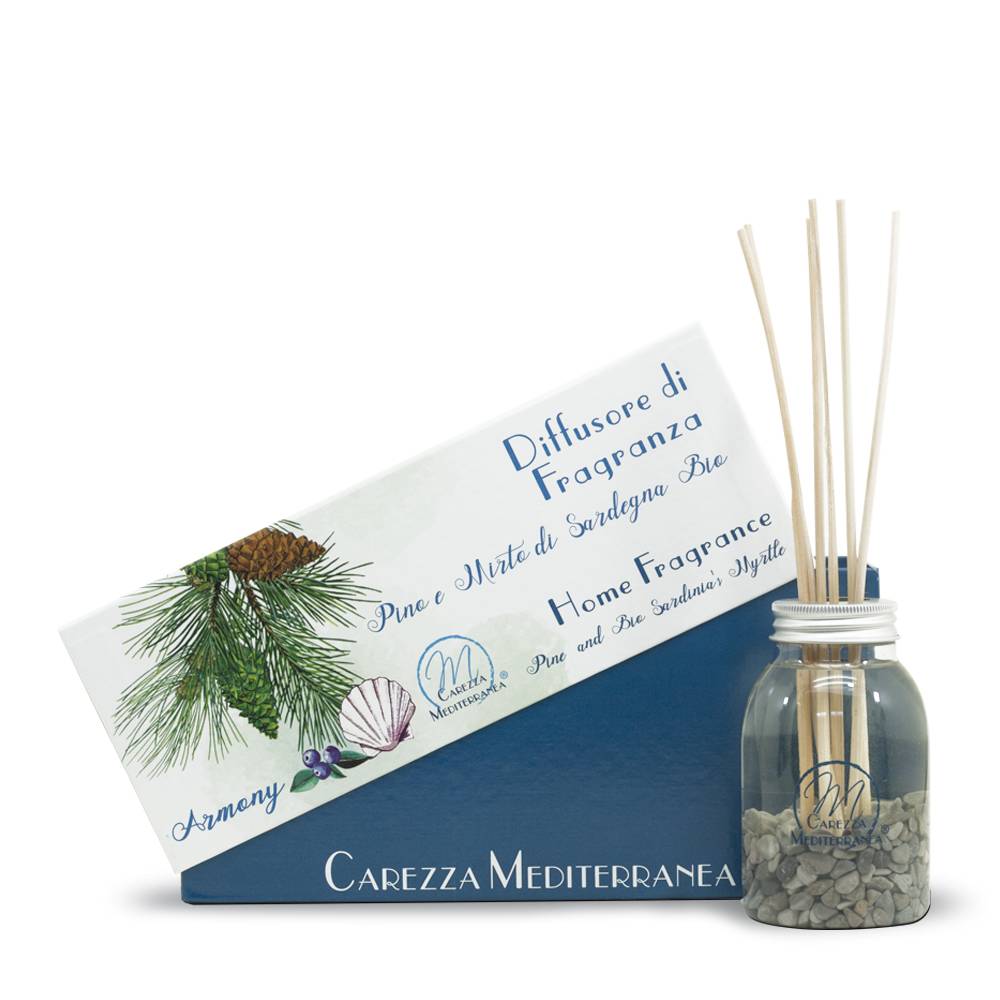Pilogen Carezza Diffusore di Fragranza al Pino e Mirto di Sardegna 180ml - Carezza Mediterranea Nuova