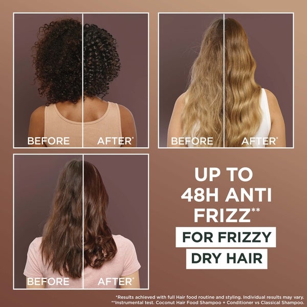 Garnier Garnier Ultimate Blends Hair Food Coconut Oil 3-in-1 Frizzy Hair Mask Treatment 390ml Vendita Calda