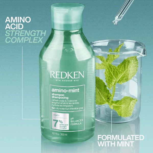 Redken Redken Amino Mint Scalp Cleansing for Greasy Hair Shampoo and All Soft Hydrating Care Conditioner Bundle 2025