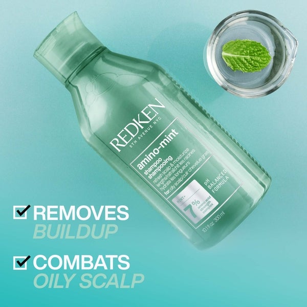 Redken Redken Amino Mint Scalp Cleansing for Greasy Hair Shampoo and All Soft Hydrating Care Conditioner Bundle 2025