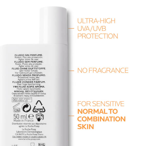 La Roche-Posay La Roche-Posay Anthelios UVMune 400 Invisible Fluid Tinted SPF50+ 50ml Presa
