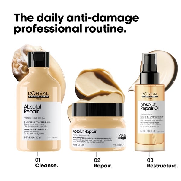 Lu0027Oréal Professionnel Olio Leave in Serie Expert Absolut Repair 10 in 1 for Dry and Damaged Hair L’Oréal Professionnel 90ml Consegna Veloce