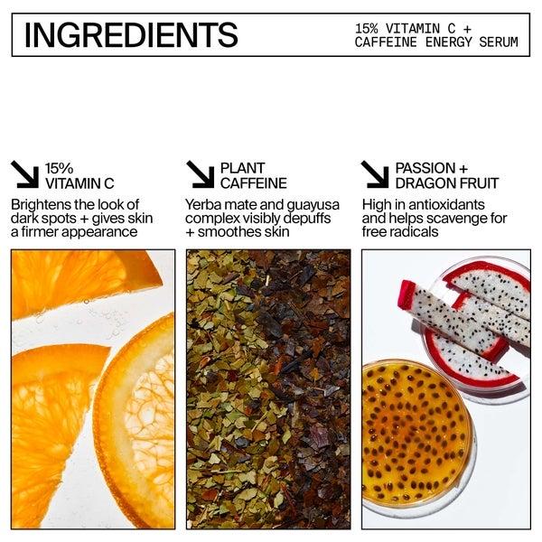 Youth To The People Youth To The People 15% Vitamin C and Clean Caffeine Energy Serum (Various Sizes) I Più Venduti