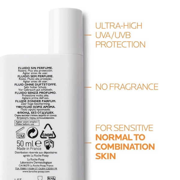 La Roche-Posay La Roche-Posay Anthelios UVMune 400 Invisible Fluid SPF50+ Crema solare 50ml Negozi Online