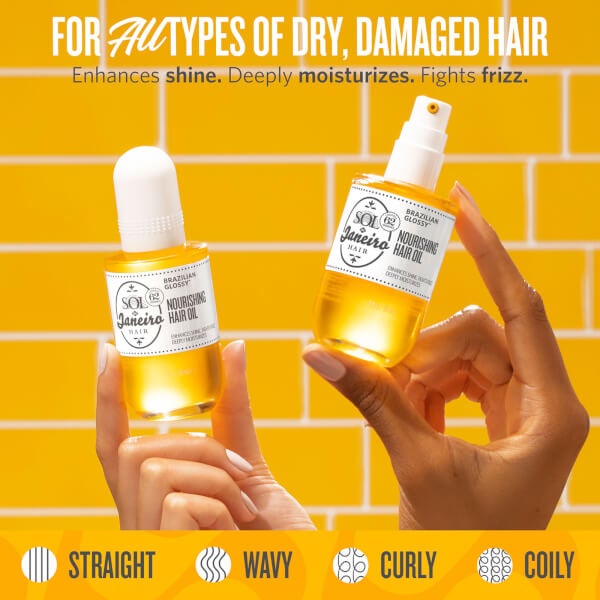 Sol de Janeiro Sol de Janeiro Brazilian Glossy Nourishing Anti-Frizz Hair Oil 58ml Hotsell
