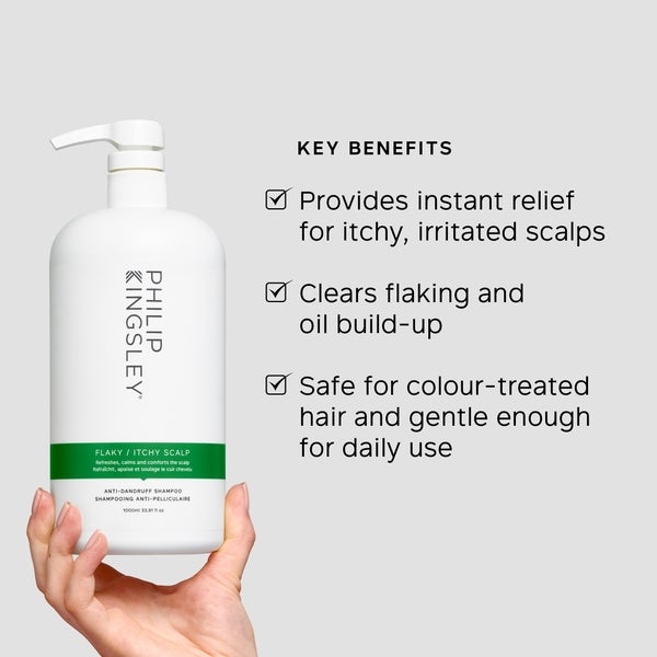 Philip Kingsley Philip Kingsley Flaky Itchy Scalp Shampoo 1000ml - (del valore di £ 88.00) Nuova