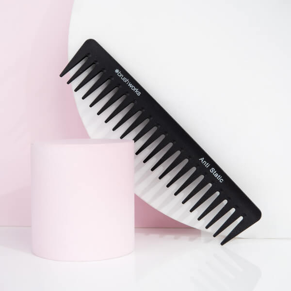 brushworks brushworks HD Pettine antistatico a denti larghi In Linea