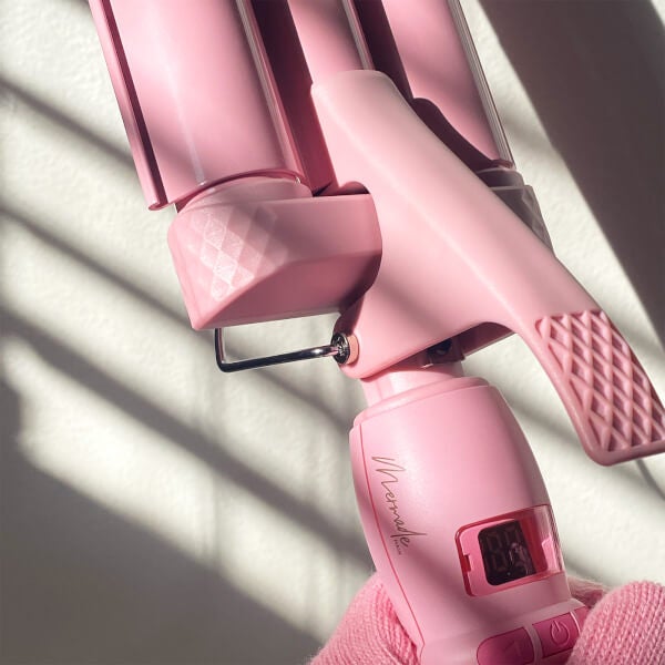 Mermade Hair Mermade Hair Pink 25mm Waver EU Plug In Linea