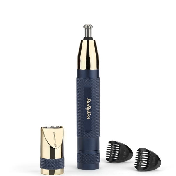 BaByliss BaByliss Super-X Metal Series Nose Ear and Eyebrow Trimmer - Blue Negozi Online