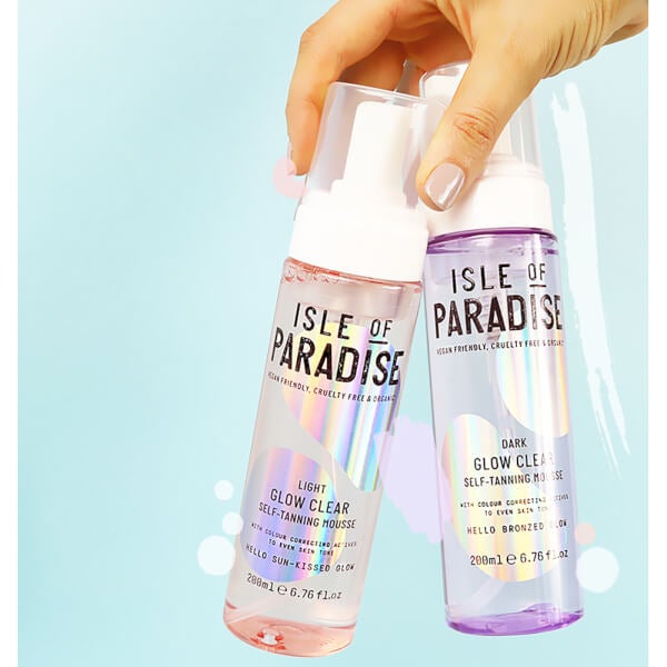 Isle of Paradise Mousse Autoabbronzante Glow Clear Isle of Paradise- Scuro 200ml Negozio
