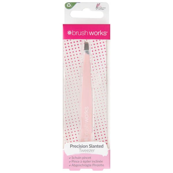 brushworks brushworks Precision Slanted Tweezers Spedizione Gratuita