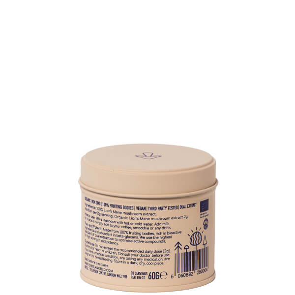 DIRTEA DIRTEA Lion's Mane Powder - The Focus Mushroom 60g Economico