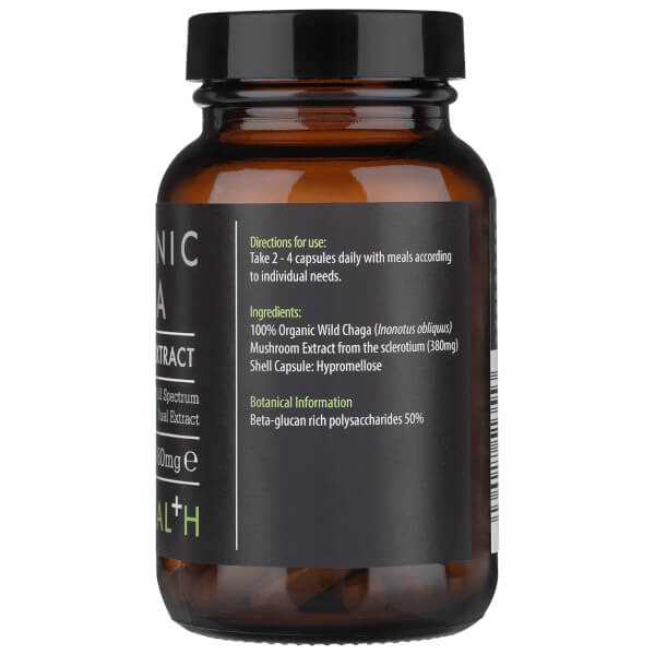 KIKI Health KIKI Health Organic Chaga Extract Mushroom (60 Vegicaps) Promozione temporanea