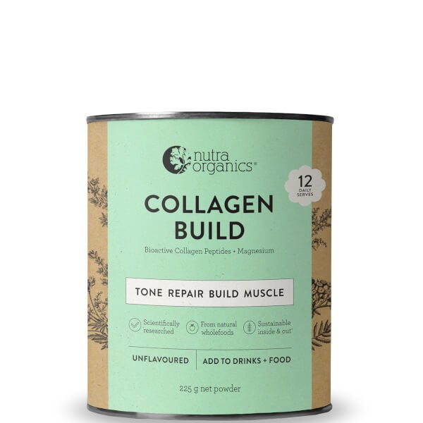 Nutra Organics Nutra Organics Collagen Build - Unflavoured 225g Sostegno trimestrale