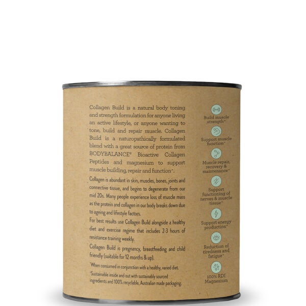 Nutra Organics Nutra Organics Collagen Build - Unflavoured 225g Sostegno trimestrale