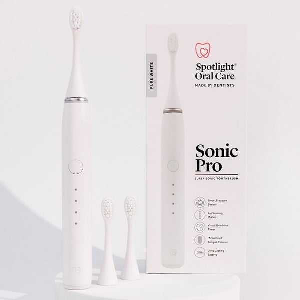 Spotlight Oral Care Spotlight Oral Care Sonic Pro Toothbrush - Pure White Offerta speciale