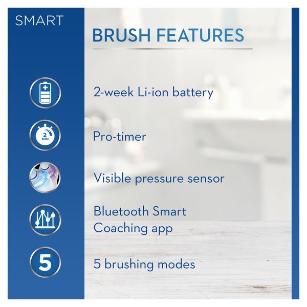 Oral-B Oral B Smart 6 - 6000N - Black Electric Toothbrush Designed by Braun Offerta Pasqua
