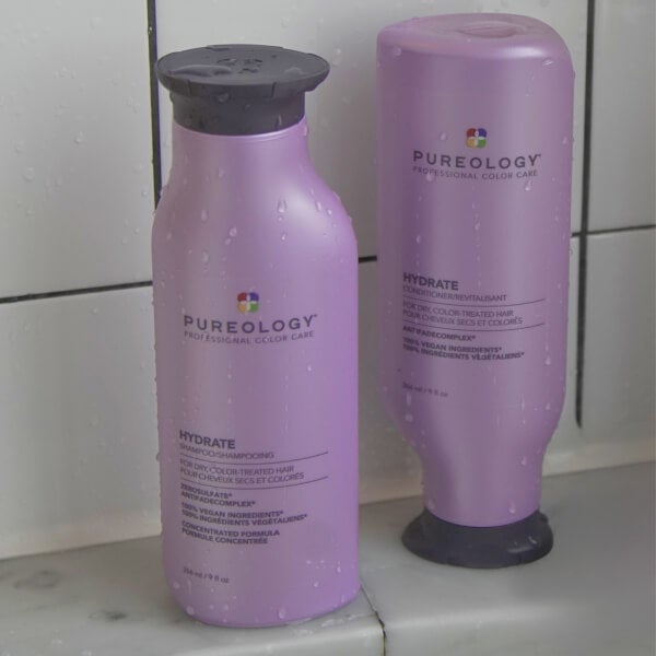 Pureology Pureology Hydrate Shampoo and Conditioner Moisturising Bundle for Dry Hair Sulphate Free for a Gentle Cleanse Novità