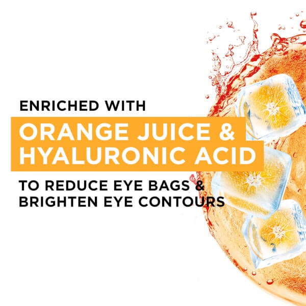 Garnier Garnier Hyaluronic Acid and Orange Juice Hydrating Brightening Eye Sheet Mask 6g Vendita Calda