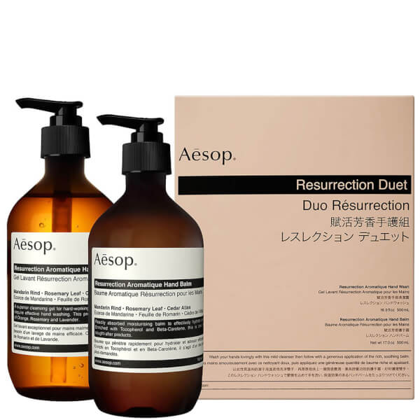 Aesop Aesop Resurrection Hand Cleanser and Balm Duet Nuova