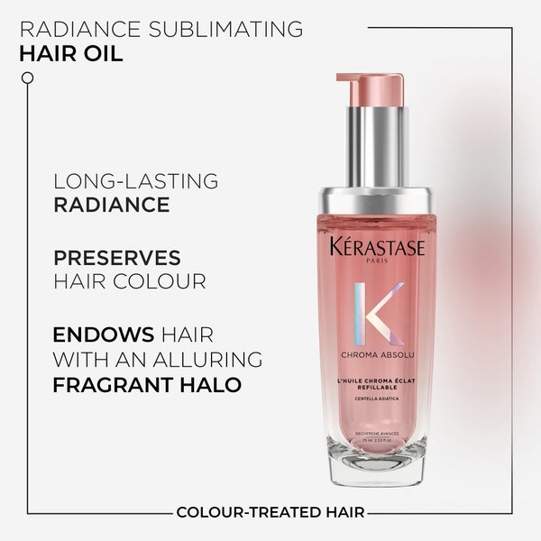 Kerastase Kérastase Chroma Absolu Refillable Hair Oil 75ml And 30ml Duo For Colour Treated Hair Offerta Anniversario