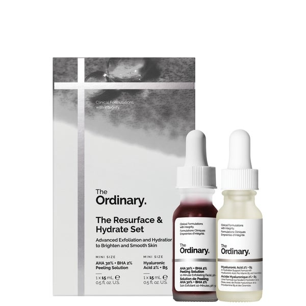 The Ordinary The Ordinary The Resurface and Hydrate Set Sostegno trimestrale