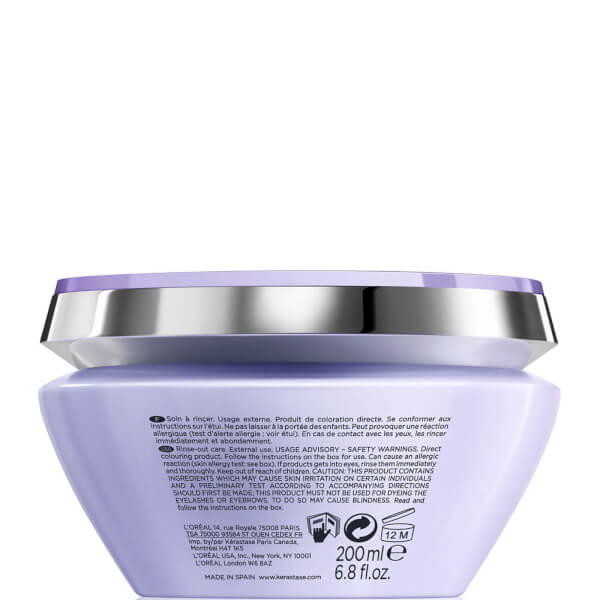Kerastase Kérastase Blond Absolu Masque Ultra Violet maschera nutriente anti-ingiallimento 200 ml Presa