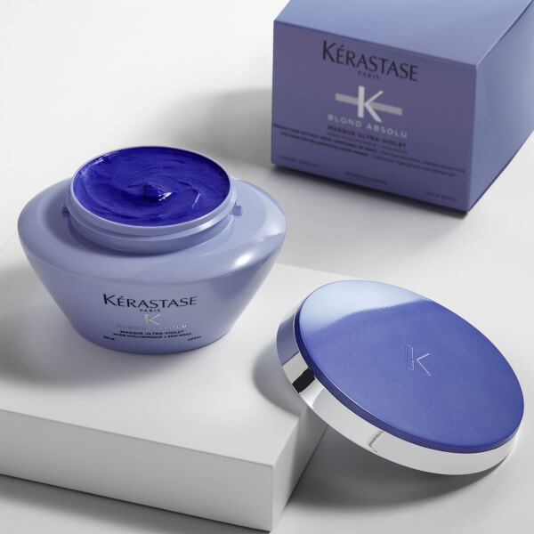 Kerastase Kérastase Blond Absolu Masque Ultra Violet maschera nutriente anti-ingiallimento 200 ml Presa