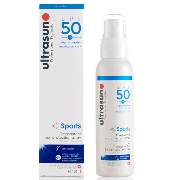 Ultrasun UltraSun Very High SPF 50 Sports Spray Formula (150ml) Sostegno trimestrale
