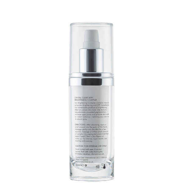 Crystal Clear Crystal Clear Skin Brightening Complex 60ml Negozio online di fabbrica