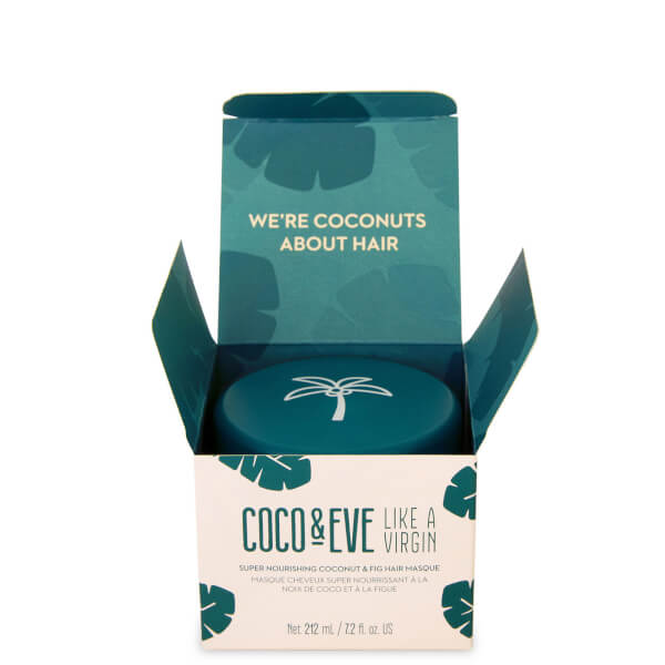 Coco u0026 Eve Coco & Eve Like A Virgin Super Nourishing Coconut & Fig Hair Maschera - 212ml Spedizione Gratuita