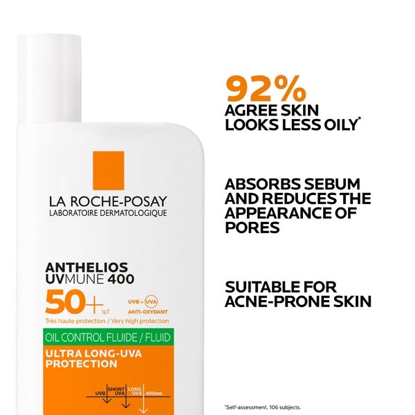 La Roche-Posay La Roche-Posay Anthelios Oil Control Fluid SPF50+ for Oily Blemish-Prone Skin 50ml Affare Del Giorno