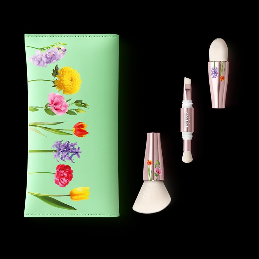 Kikocosmetics days in bloom flowery brush set Vendita
